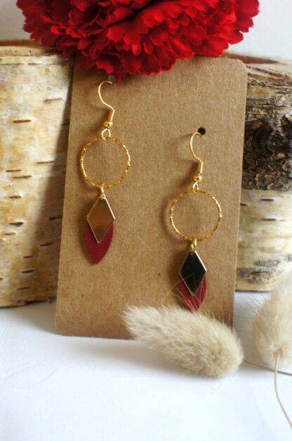 Boucles Alice - Rouge